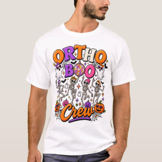 Camiseta Equipo Ortopédico Boo Divertido Halloween Esquelet