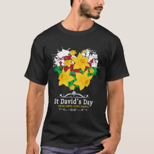 Camiseta Equipo Para El Día De St Davids Para Niños Y Bande
