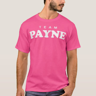 Camiseta Equipo Payne Apellido Bride Groom Familia