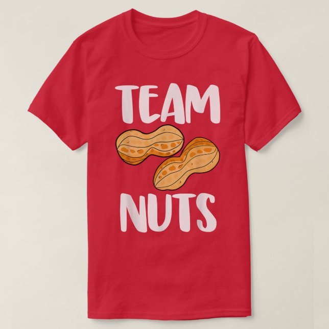 Camiseta Equipo Peanut Tasty Nutty Funny Género Revelar Nue (Diseño del anverso)