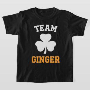 Camiseta Equipo Pelirroja Divertida Día de San Patricio Irl