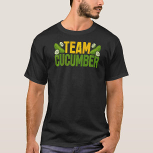 Camiseta Equipo Pepino Encurtido Pepino Verdura Vegano