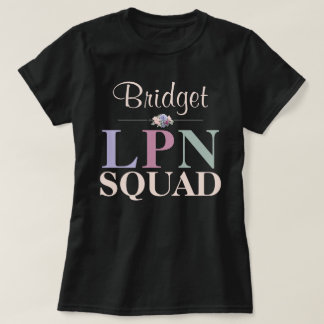 Camiseta Equipo Personalizado de Enfermeras Prácticas Licen