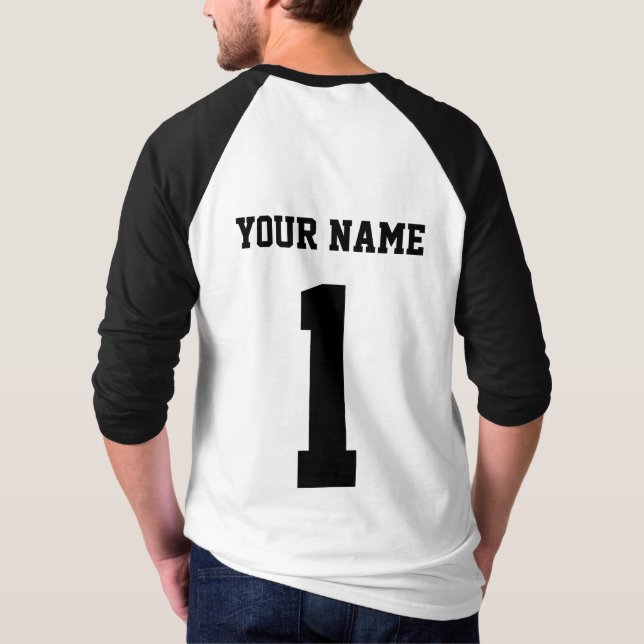 Camiseta Equipo personalizado de la familia del (Reverso)