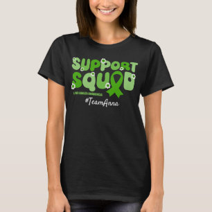 Camiseta Equipo personalizado Squad de Apoyo para Cáncer He