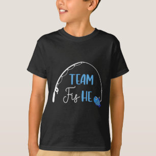 Camiseta Equipo Pescado Él Revelación del Sexo del