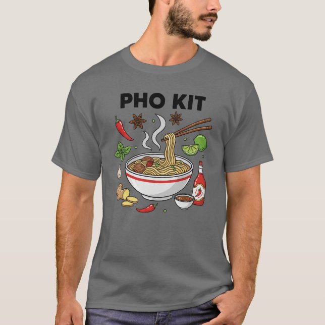 Camiseta Equipo Pho Kit Material de ropa oficial kit de fós (Anverso)