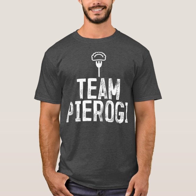 Camiseta Equipo Pierogi Cocina Polaca Premium (Anverso)