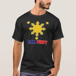 Camiseta Equipo Pinoy 3 estrellas y un Sun
