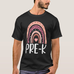 Camiseta Equipo pre K Rainbow Hola Té de quad de primer gra