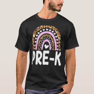 Camiseta Equipo pre K Rainbow Hola Té de quad de primer gra