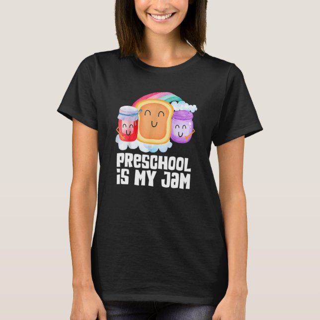 Camiseta Equipo Preescolar Es Mi Pasión Arcoíris Pre K Prof (Anverso)