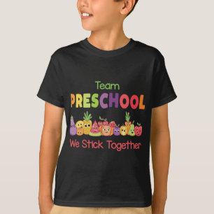 Camiseta Equipo Preescolar Nos Mantenemos Juntos SPED Pre -