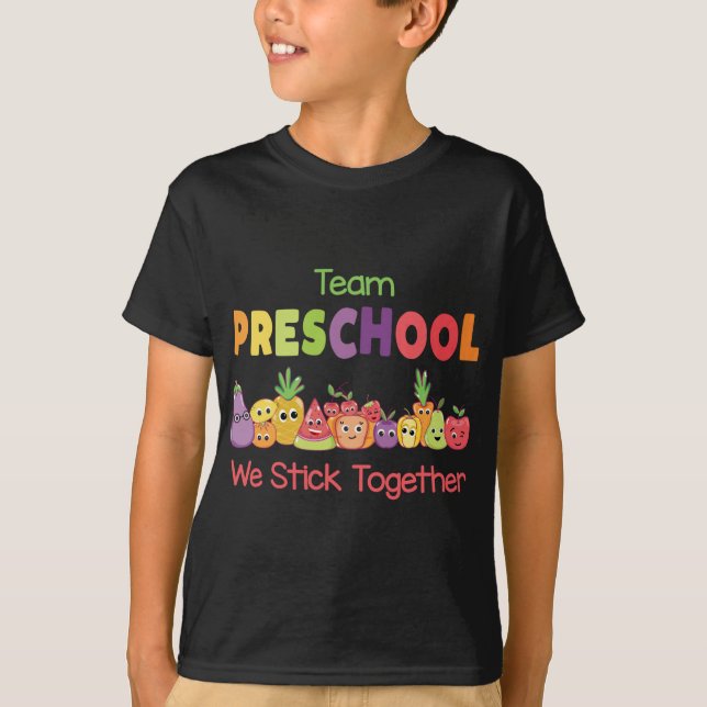 Camiseta Equipo Preescolar Nos Mantenemos Juntos SPED Pre - (Anverso)