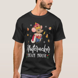 Camiseta Equipo Ratón Cascanueces Baile de Navidad Diversió