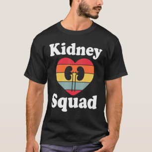 Camiseta Equipo Retro de Riñon Nefrología Enfermera diálisi