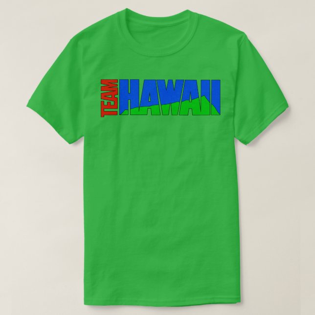 Camiseta Equipo Retro Hawaii 1977 TShirt (Diseño del anverso)