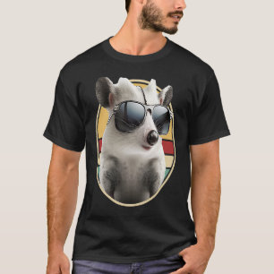 Camiseta Equipo Retro Opossum Guay Animal Comer Basura Poss
