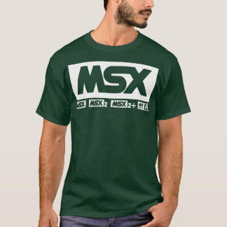 Camiseta Equipo retro vintage de logotipos MSX