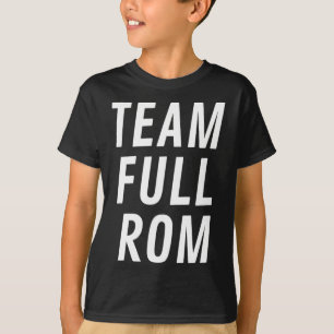 Camiseta Equipo Rom completo Fitness Bodybuilding Equipo Gy