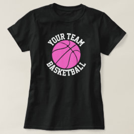 Camiseta Equipo rosa de baloncesto, jugadores y listas de n