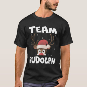 Camiseta Equipo Rudolph Gracioso Regalo para renos Deer Lov