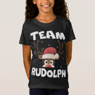 Camiseta Equipo Rudolph Gracioso Regalo para renos Deer Lov