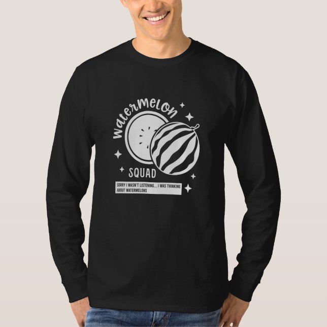 Camiseta Equipo Sandía Squad Frutas Tropicales (Anverso)