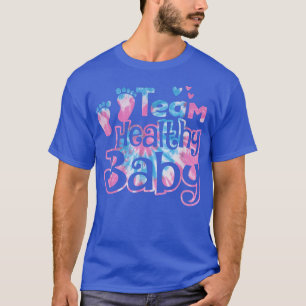 Camiseta Equipo Sano del Niño Género Revelar Fiesta Rosa O
