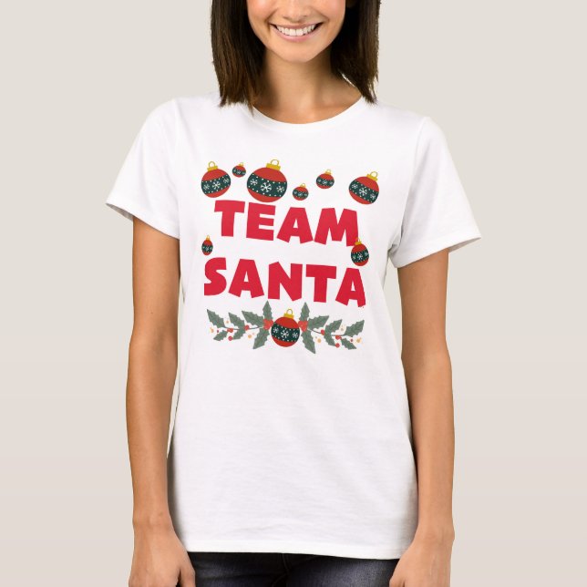 Camiseta Equipo Santa (Anverso)
