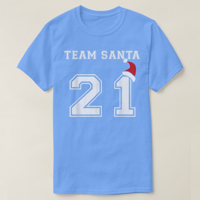 Camiseta Equipo Santa 2021 Divertido Navidades De Coinciden (Diseño del anverso)