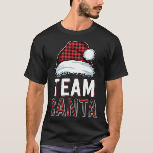 Camiseta Equipo Santa Búfalo de la familia roja que coincid