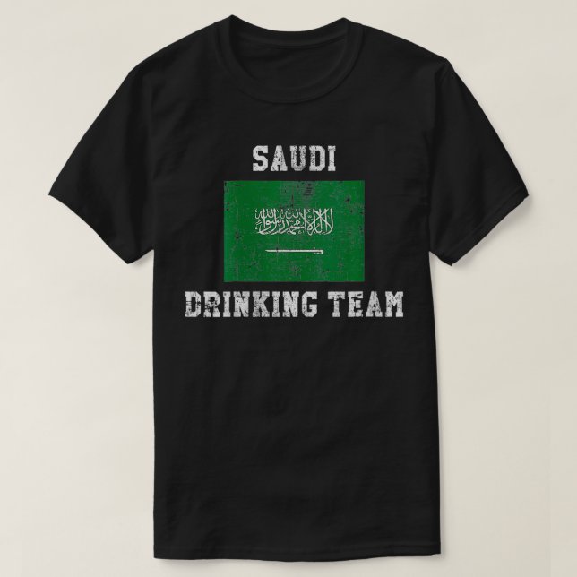 Camiseta Equipo Saudita Femenino de Bebedores Orgullo Nacio (Diseño del anverso)
