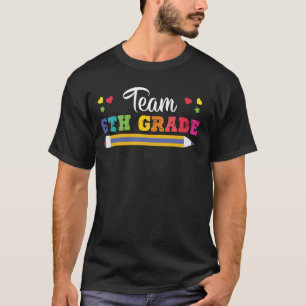 Camiseta Equipo Sexto Grado Escuadrón de 6º Grado de vuelta