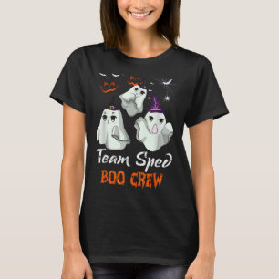 Camiseta Equipo SPED Boo Crew Halloween Ghost SPED Special