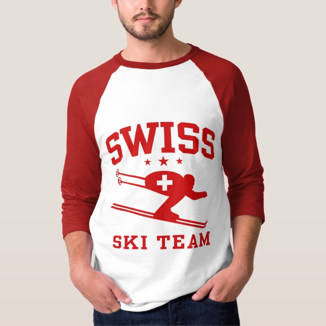Camiseta Equipo suizo de esquí (Anverso)