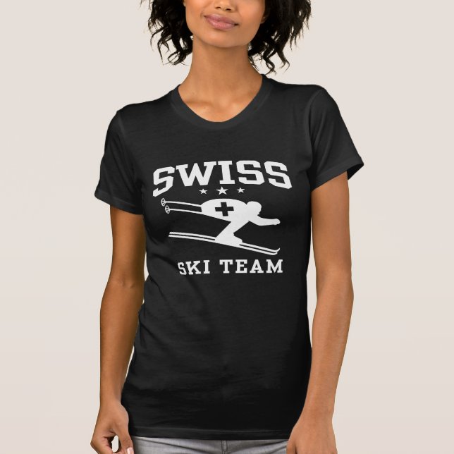 Camiseta Equipo suizo de esquí (Anverso)