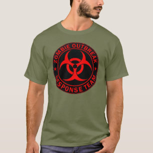 Camiseta Equipo táctico de la respuesta del zombi
