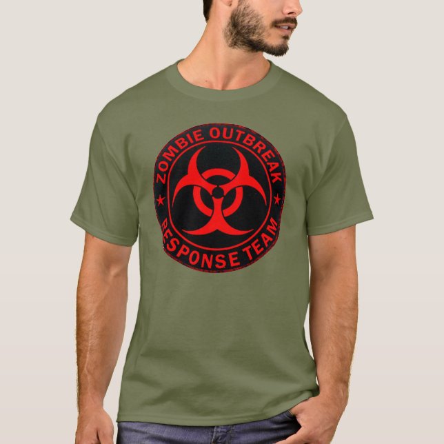 Camiseta Equipo táctico de la respuesta del zombi (Anverso)