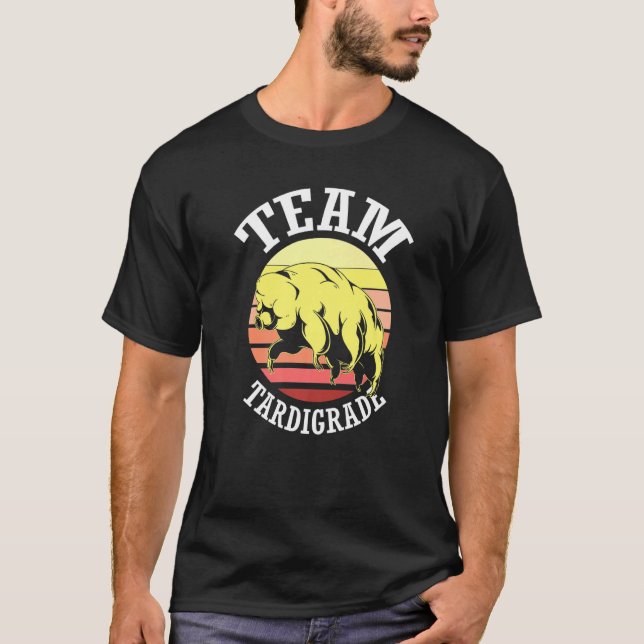 Camiseta Equipo Tardigrade Moss Piglet Science Tardigrade (Anverso)