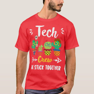 Camiseta Equipo técnico, divertida escuela de cactus equipo