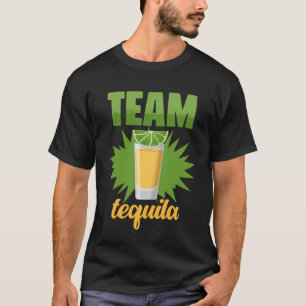 Camiseta Equipo Tequila Con Ropa De Grupo De Sal De Lime Ve