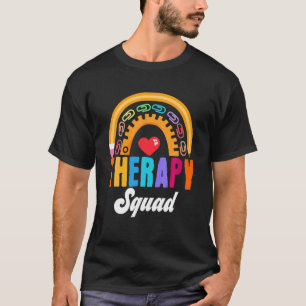 Camiseta Equipo Terapéutico Físico De La Cuadrada De Terapi