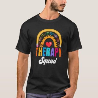 Camiseta Equipo Terapéutico Físico De La Cuadrada De Terapi