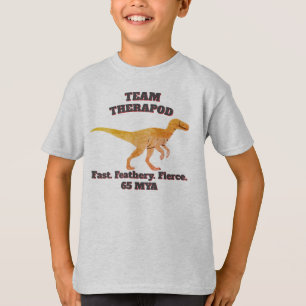Camiseta Equipo Theropod - Rápido. Feathery. Fuerte