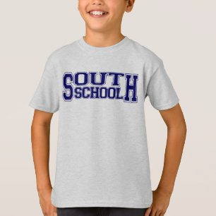 Camiseta Equipo universitario del sur gris de la escuela