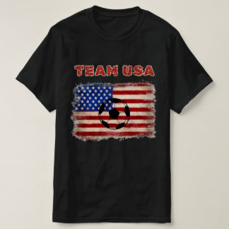 Camiseta Equipo USA 2026 Día de Juego de Fútbol con Bandera