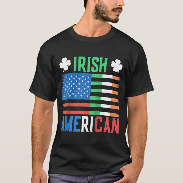 Camiseta Equipo Verde irlandés de los Estados Unidos de Amé (Anverso)
