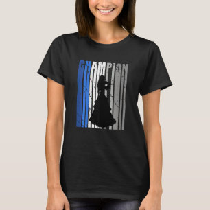 Camiseta Equipo violinista de cumpleaños de campeón del vio