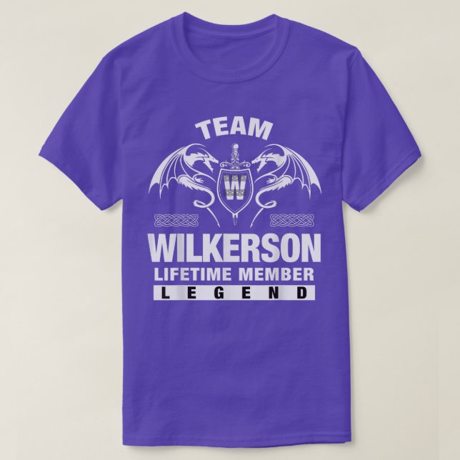 Camiseta Equipo WILKERSON Lifetime Member Gifts (Diseño del anverso)